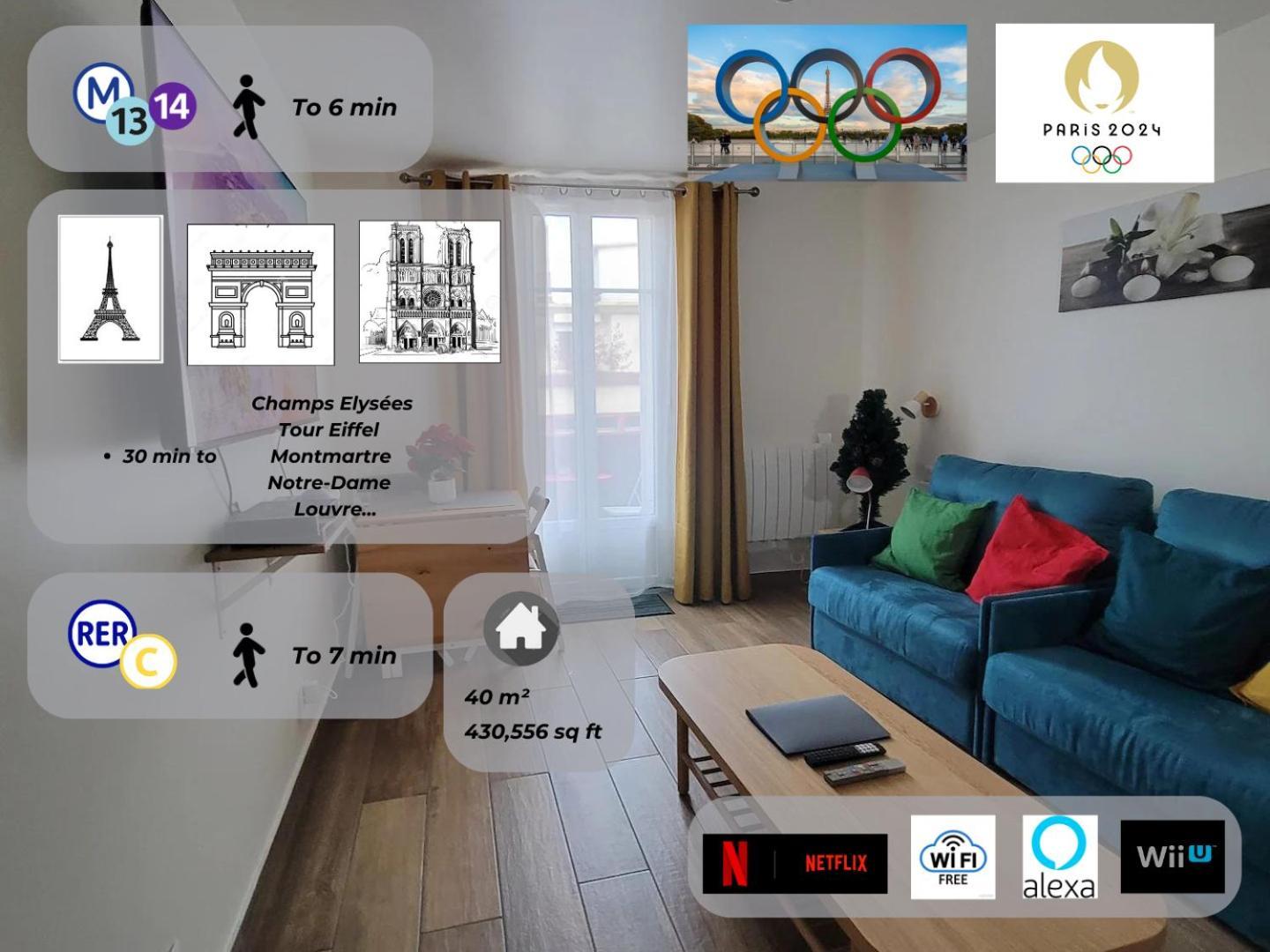 Amazing Apartment A Stone'S Throw From The City Of Lights - Paris 克利希 外观 照片